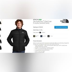 NF0A7V6JNEW
The North Face ® Chest Logo Everyday Insulated Jacket
